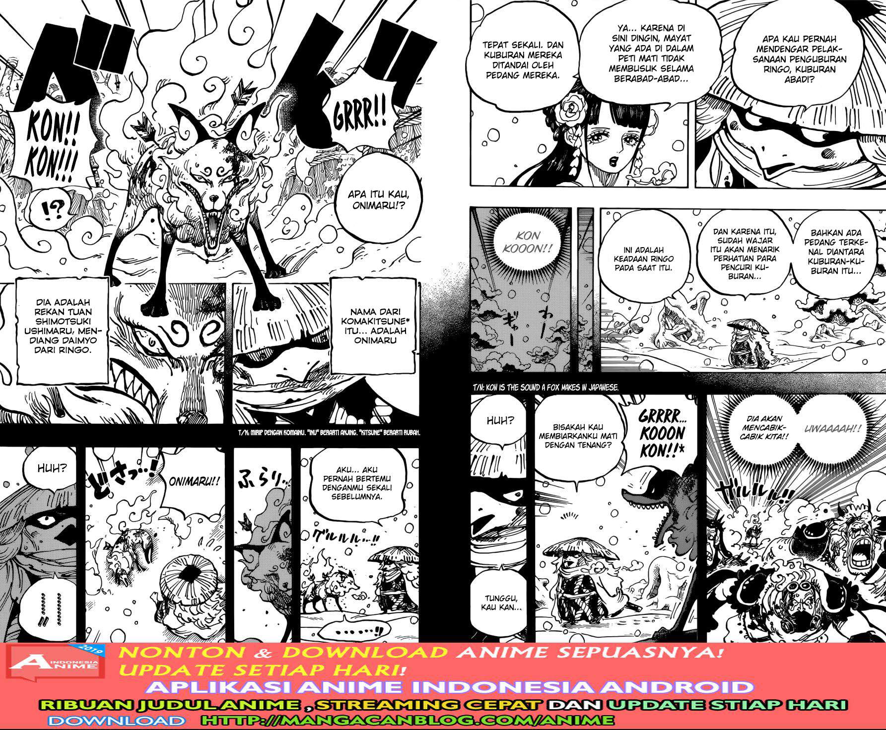 One Piece Chapter 953 Bahasa Indonesia
