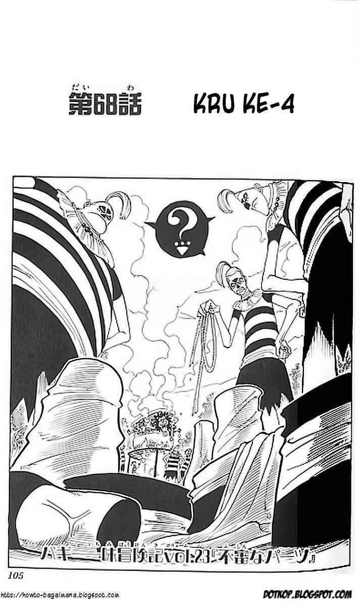 One Piece Chapter 068 Bahasa Indonesia
