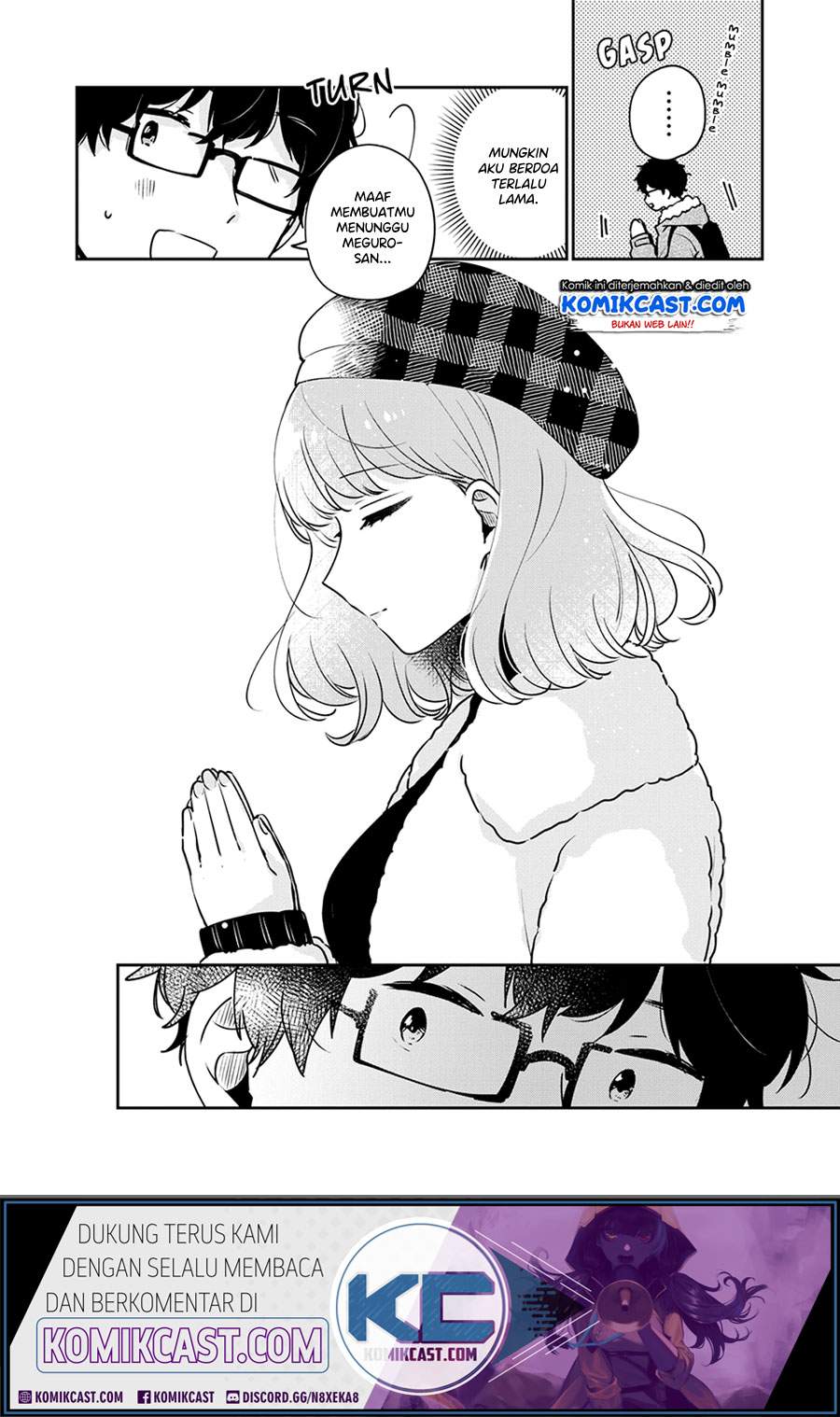 It’s Not Meguro-san’s First Time Chapter 39 Bahasa Indonesia