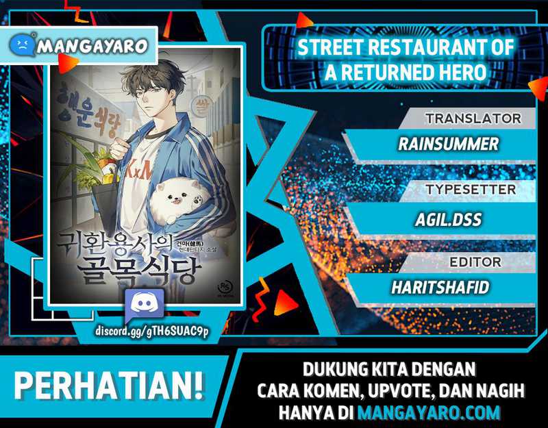 The Returning Warrior’s Alley Restaurant Chapter 18.2 Bahasa Indonesia