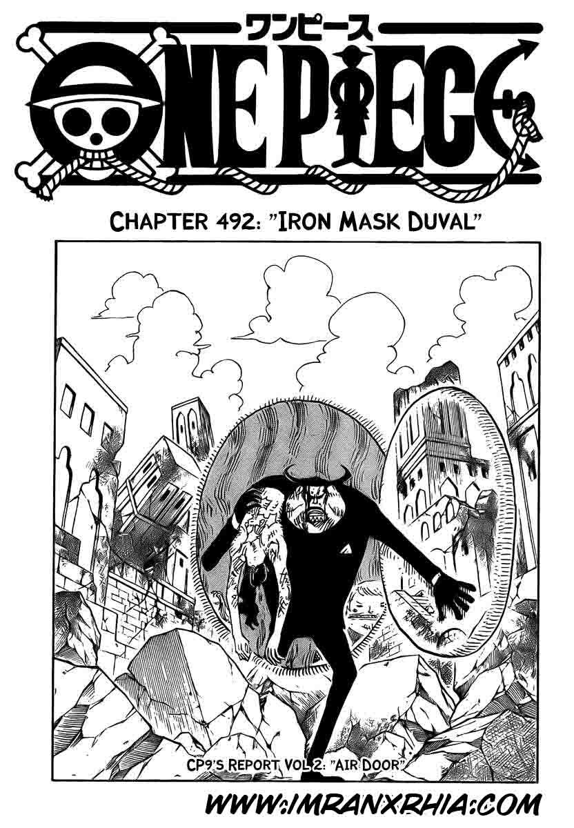 One Piece Chapter 492 Bahasa Indonesia