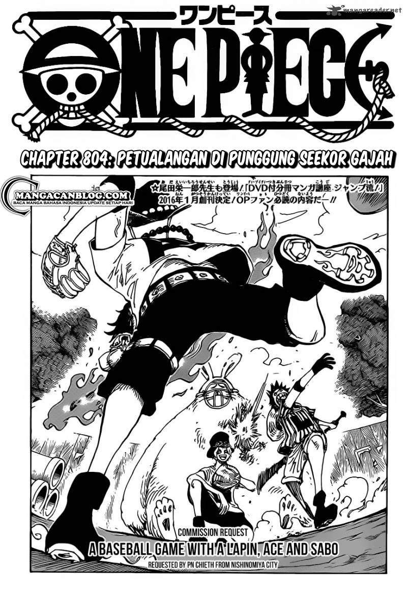 One Piece Chapter 804 Bahasa Indonesia