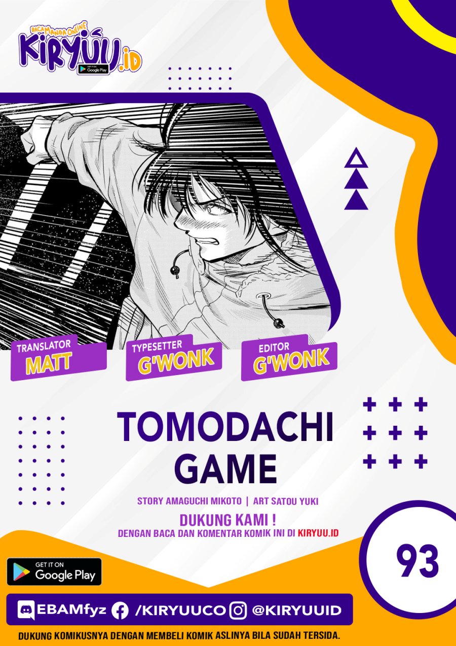 Tomodachi Game Chapter 93 Bahasa Indonesia