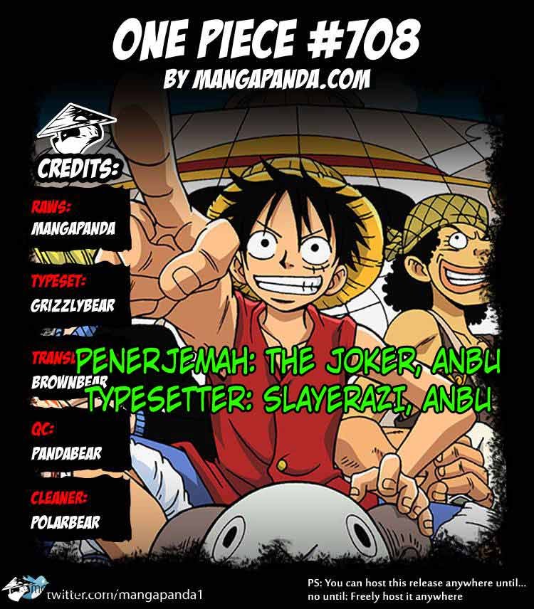 One Piece Chapter 708 Bahasa Indonesia