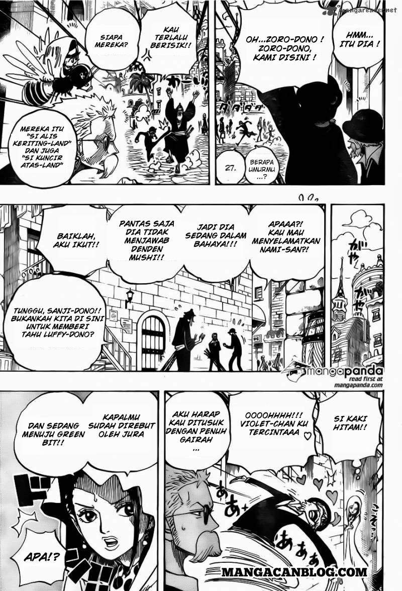 One Piece Chapter 722 Bahasa Indonesia