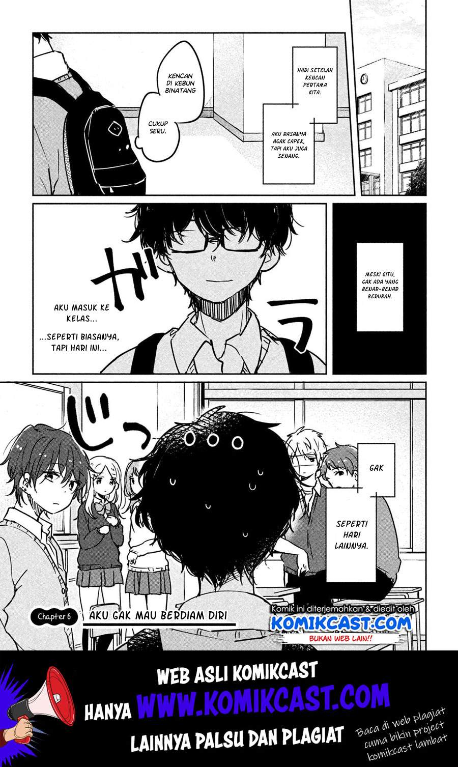 It’s Not Meguro-san’s First Time Chapter 06 Bahasa Indonesia