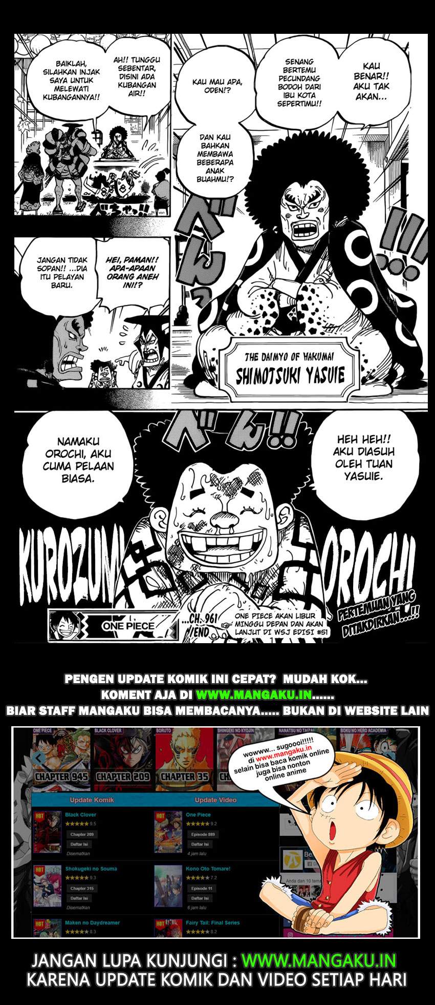 One Piece Chapter 961 Bahasa Indonesia