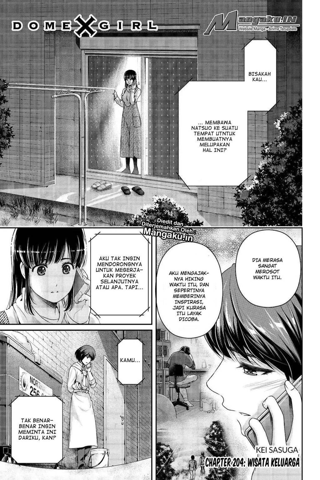 Domestic na Kanojo Chapter 204 Bahasa Indonesia