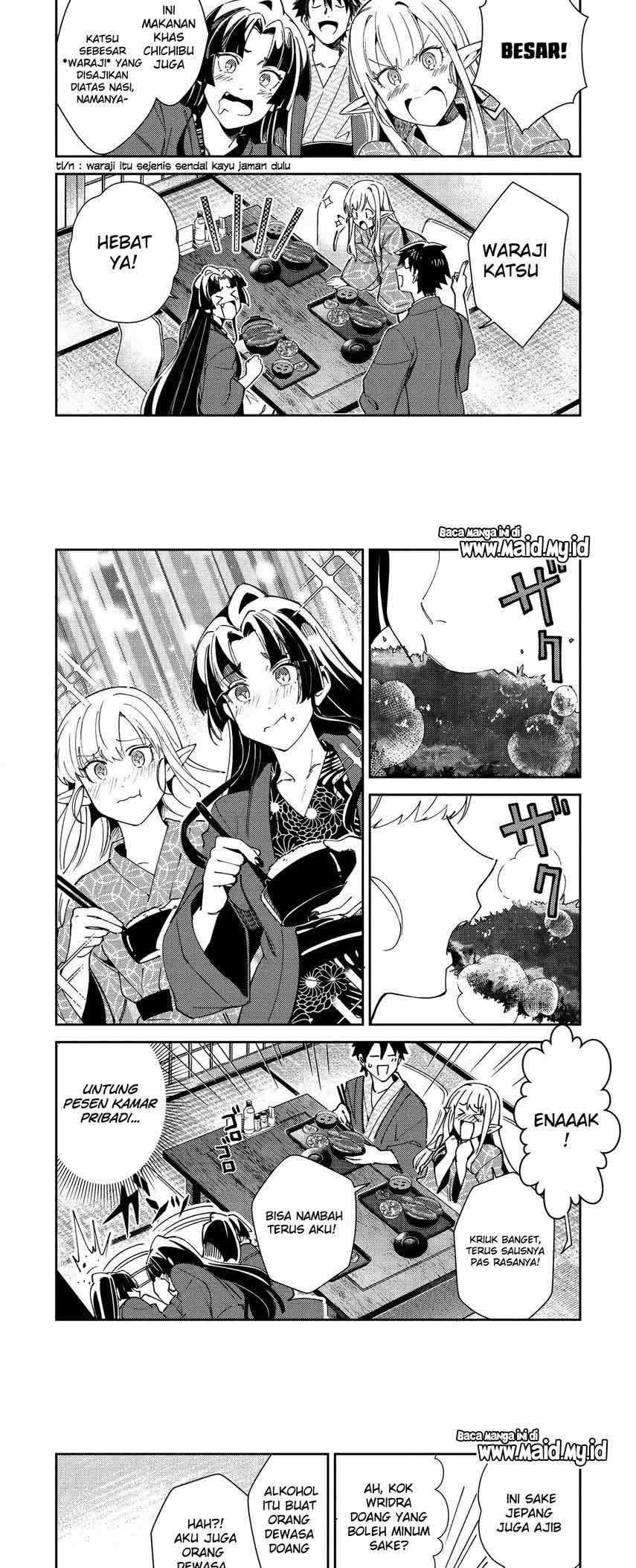 Nihon e Youkoso Elf-san Chapter 27 Bahasa Indonesia