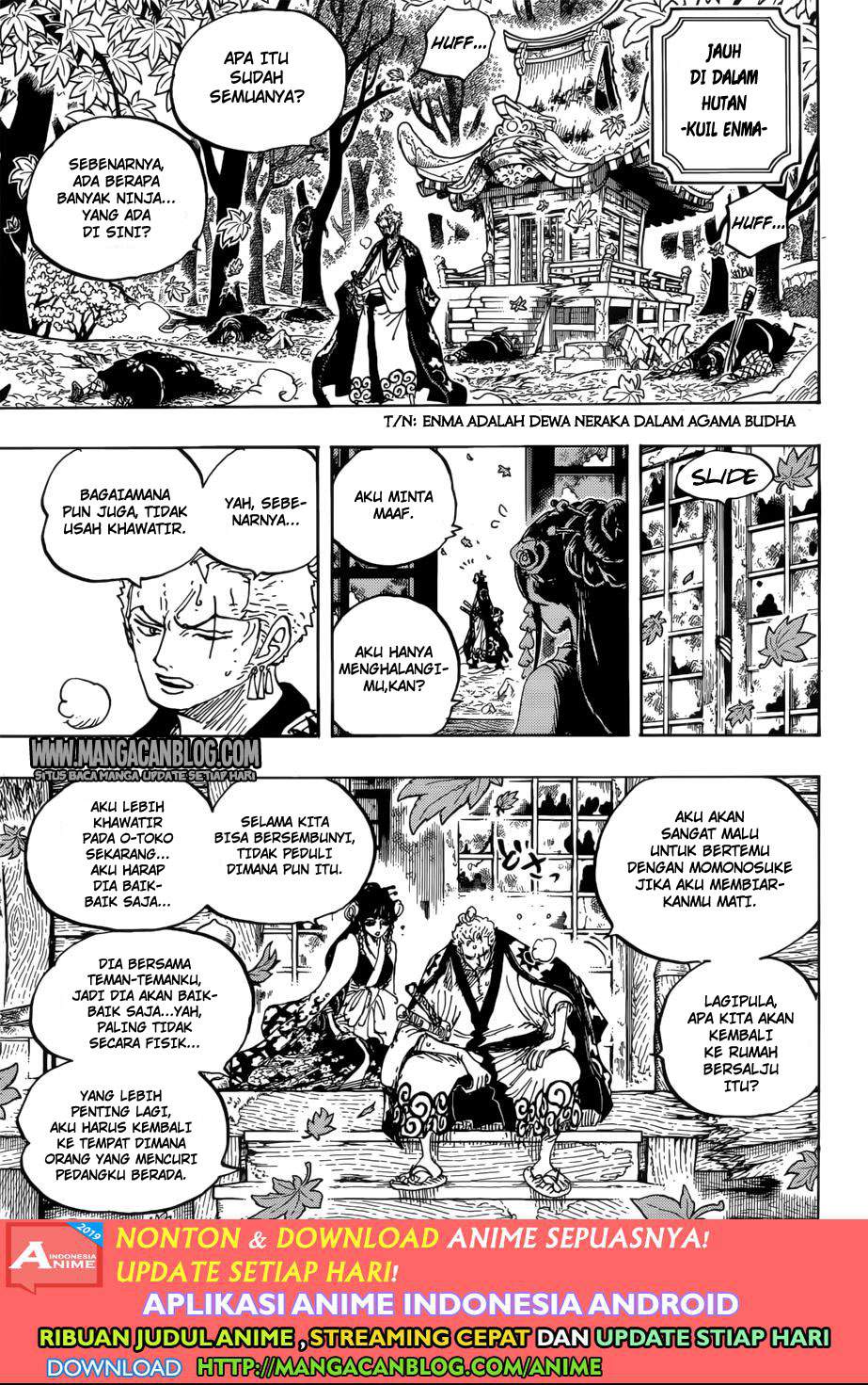 One Piece Chapter 950 Bahasa Indonesia