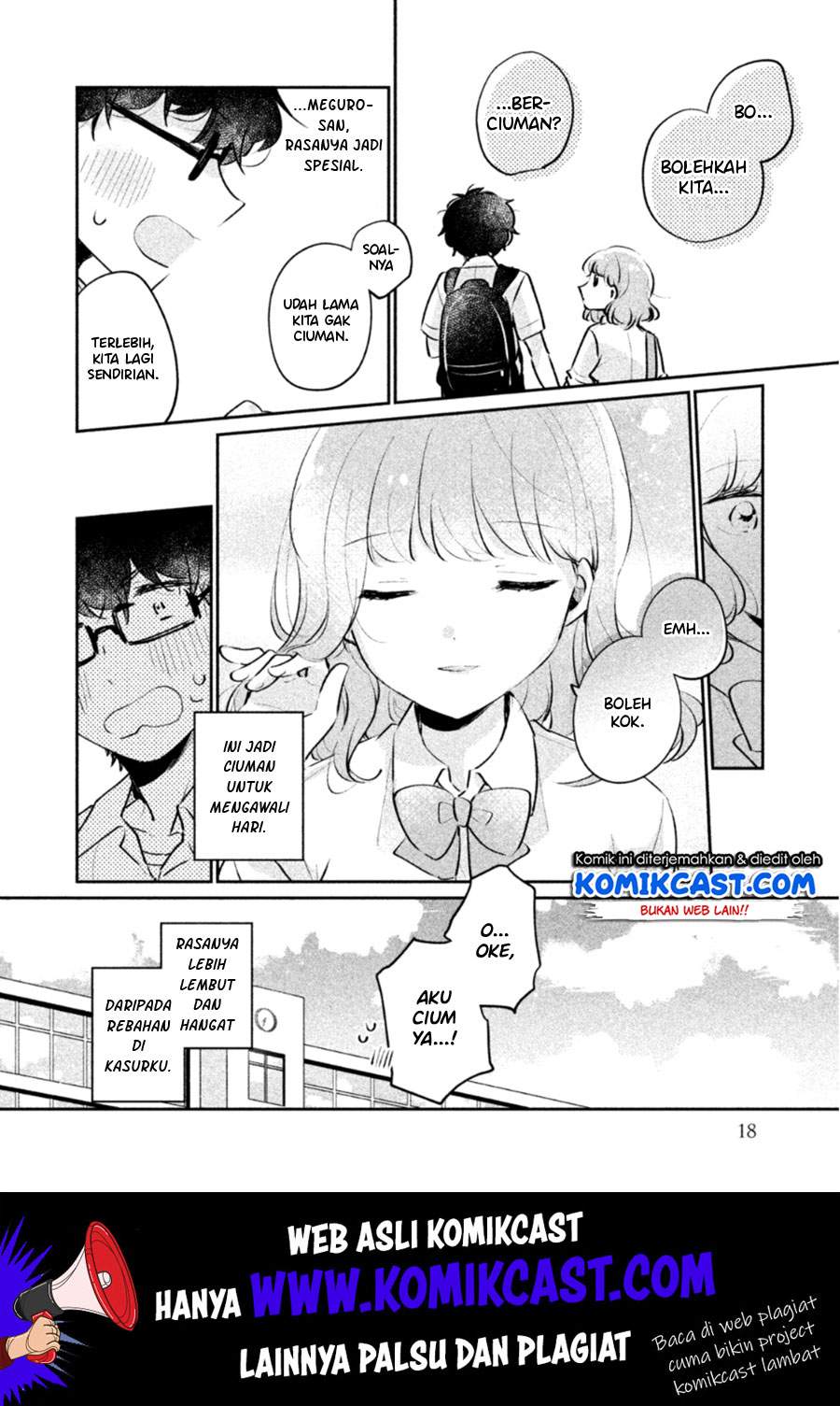 It’s Not Meguro-san’s First Time Chapter 18 Bahasa Indonesia