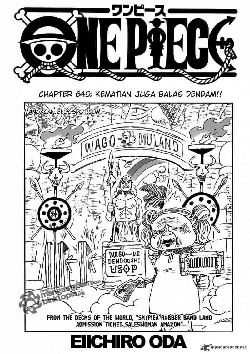 One Piece Chapter 645 Bahasa Indonesia