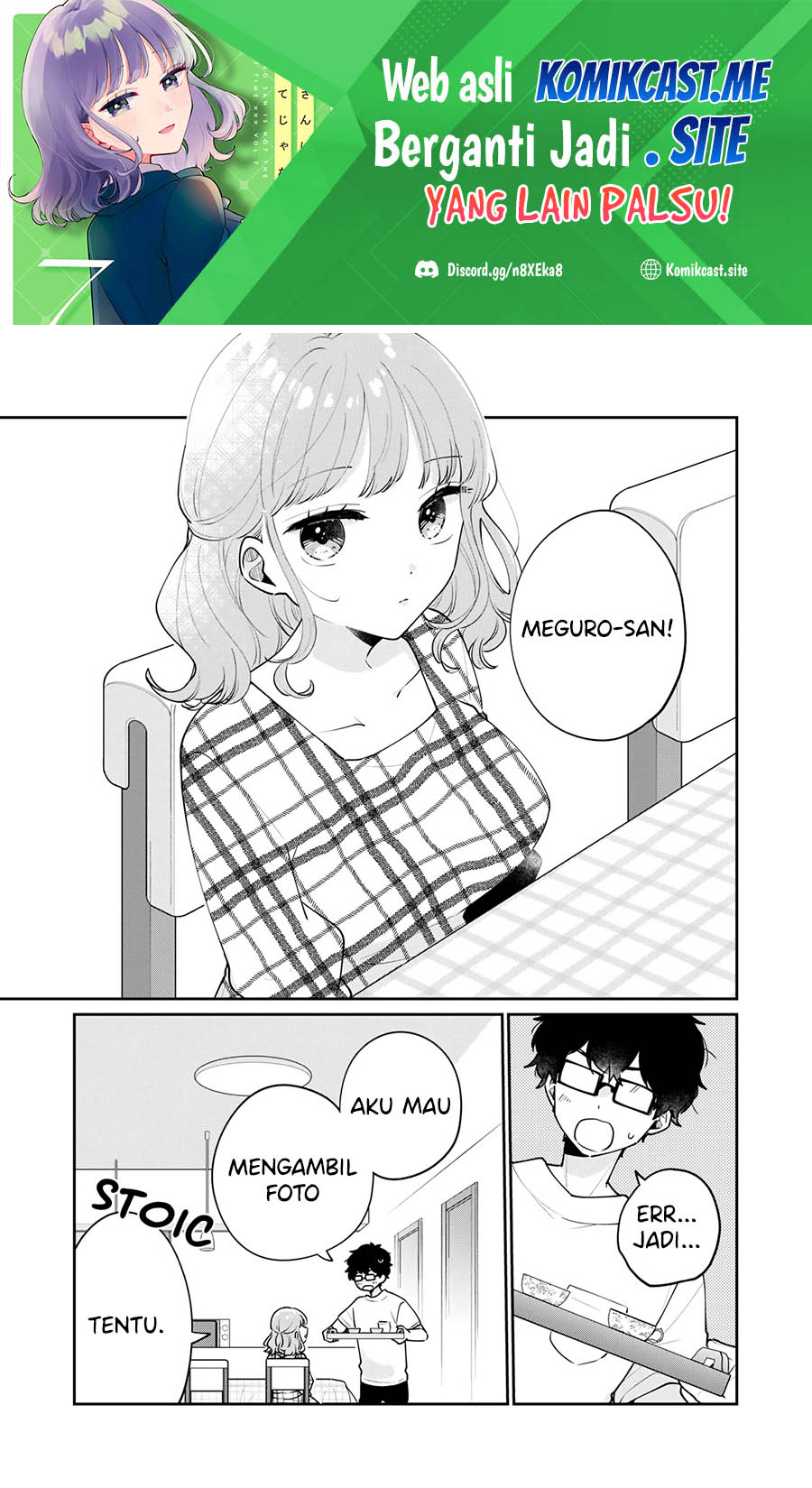 It’s Not Meguro-san’s First Time Chapter 60 Bahasa Indonesia