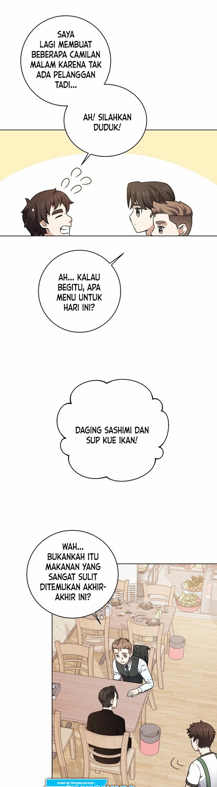 The Returning Warrior’s Alley Restaurant Chapter 14.1 Bahasa Indonesia