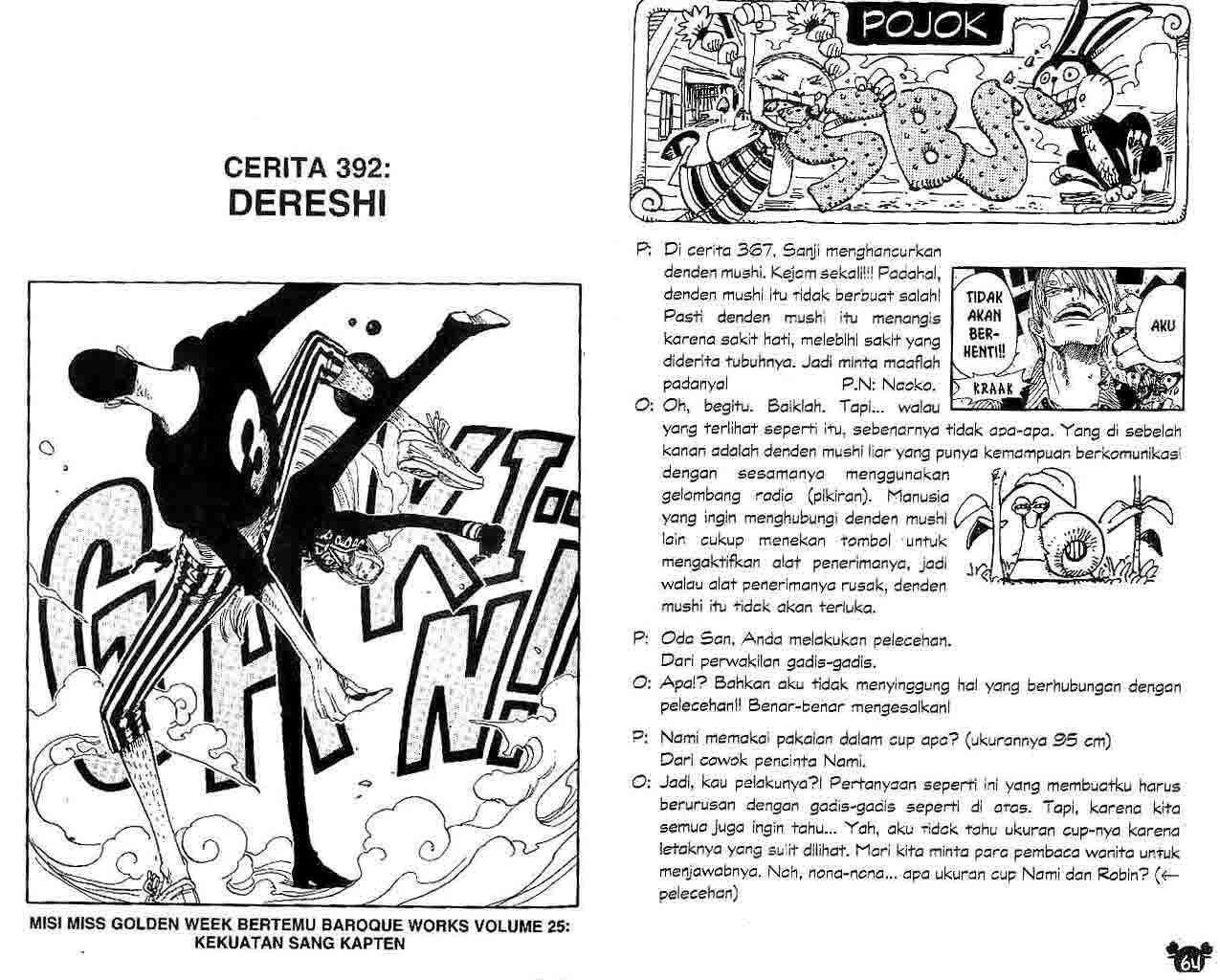 One Piece Chapter 392 Bahasa Indonesia