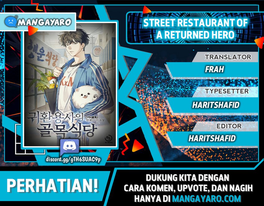 The Returning Warrior’s Alley Restaurant Chapter 14.1 Bahasa Indonesia