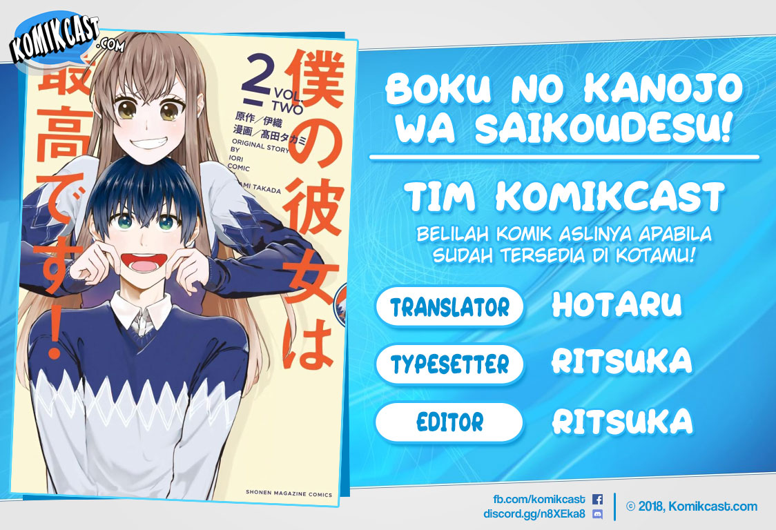 Boku no Kanojo wa Saikou desu! Chapter 24 Bahasa Indonesia