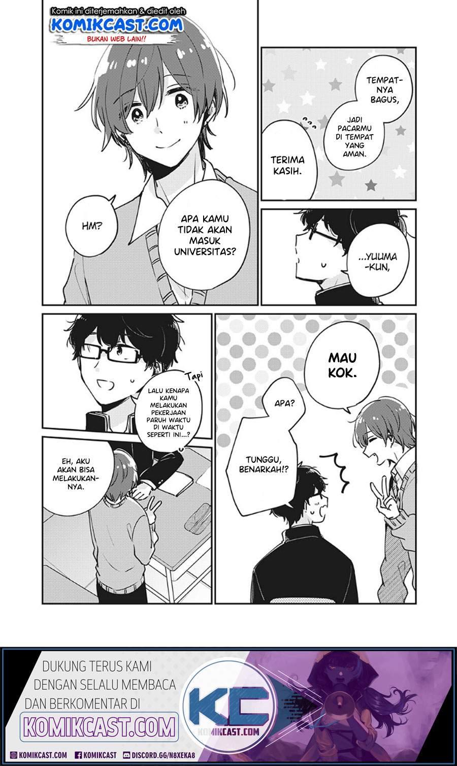 It’s Not Meguro-san’s First Time Chapter 33 Bahasa Indonesia