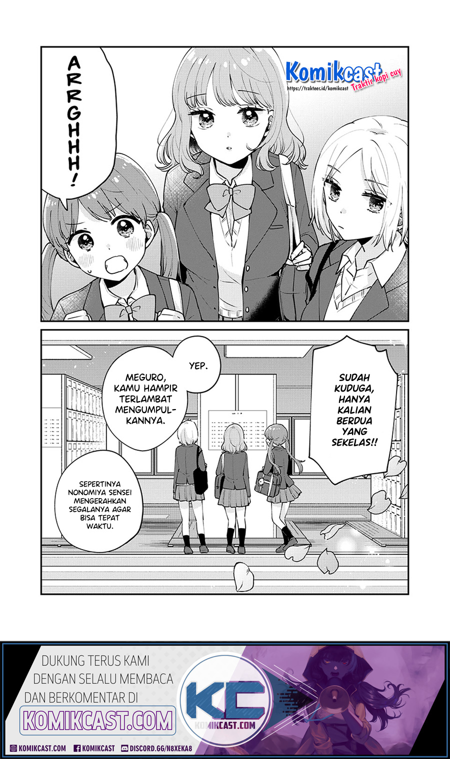 It’s Not Meguro-san’s First Time Chapter 52 Bahasa Indonesia