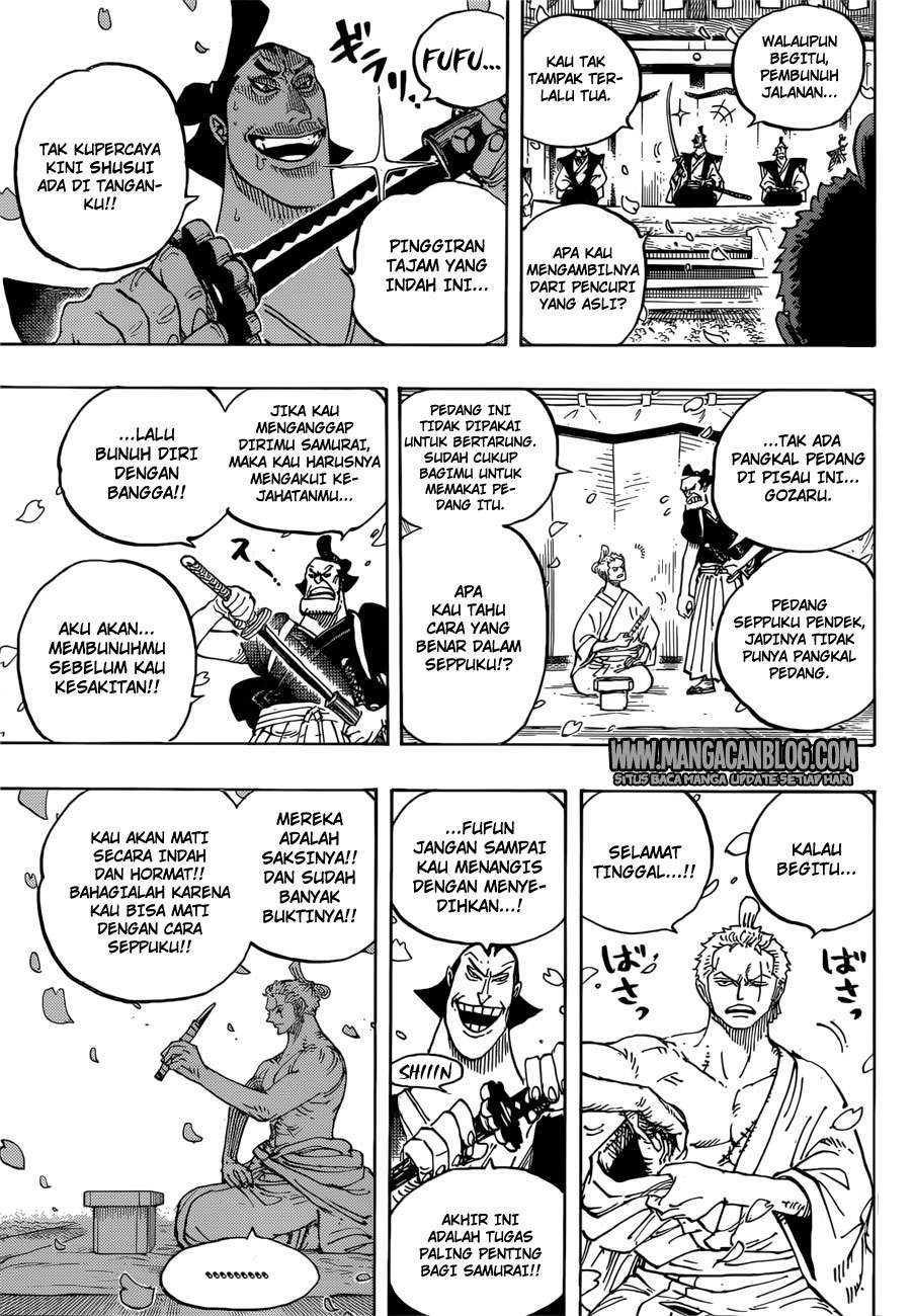 One Piece Chapter 909 Bahasa Indonesia