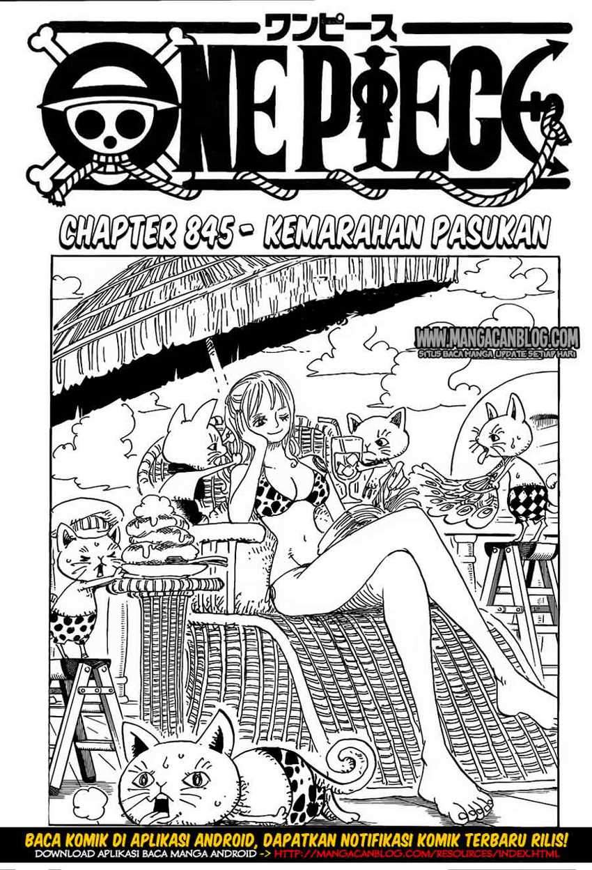 One Piece Chapter 845 Bahasa Indonesia