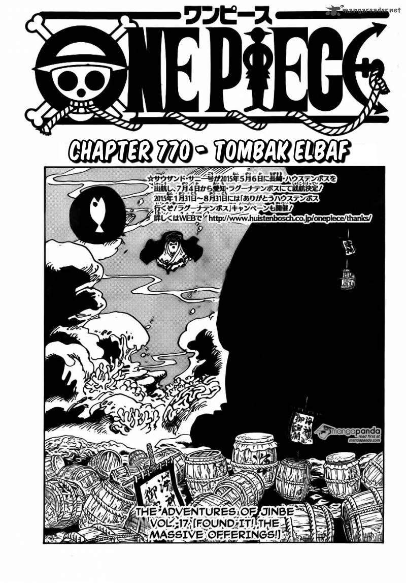 One Piece Chapter 770 Bahasa Indonesia