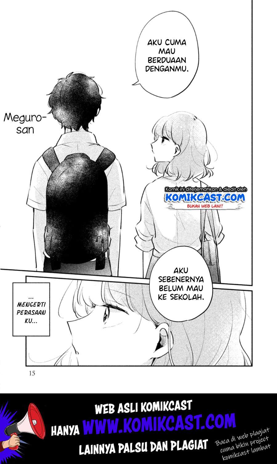 It’s Not Meguro-san’s First Time Chapter 18 Bahasa Indonesia