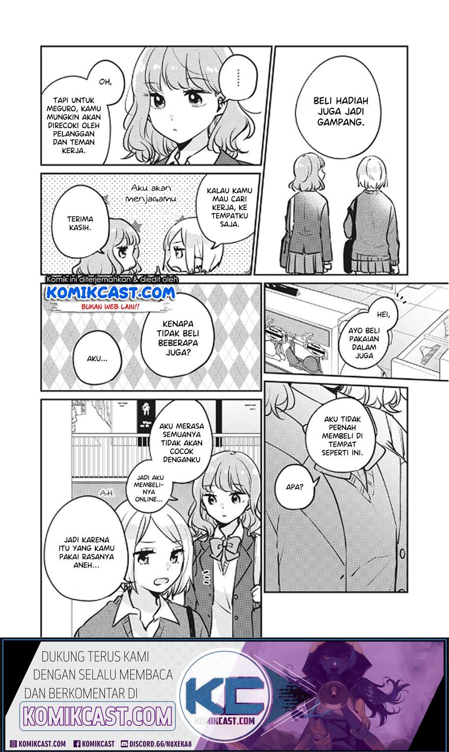 It’s Not Meguro-san’s First Time Chapter 28 Bahasa Indonesia