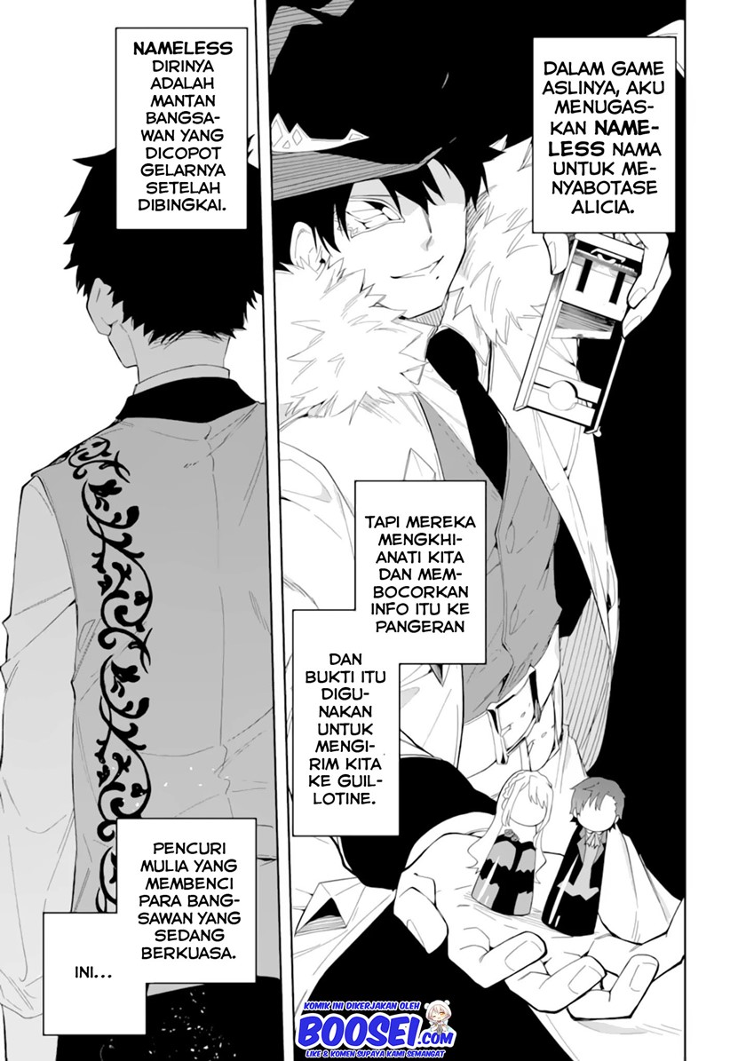 Akuyaku Reijou no Shitsuji-sama: Hametsu Flag wa Ore ga Tsubusasete Itadakimasu Chapter 05.1 Bahasa Indonesia