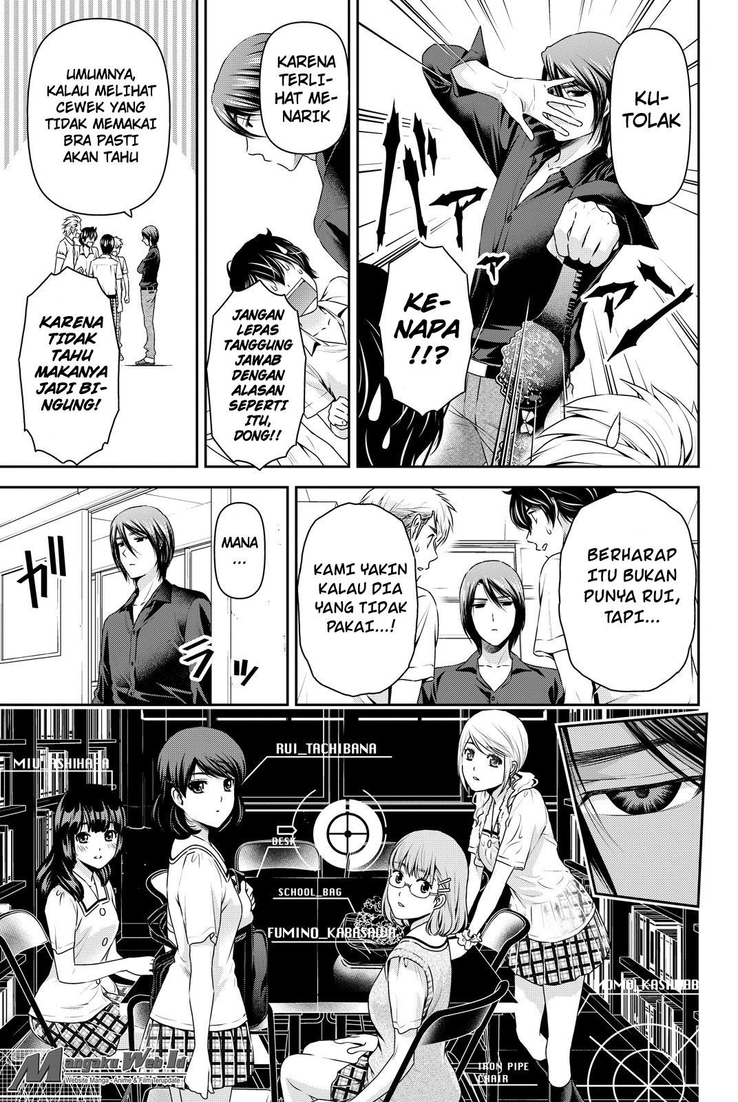 Domestic na Kanojo Chapter 91 Bahasa Indonesia