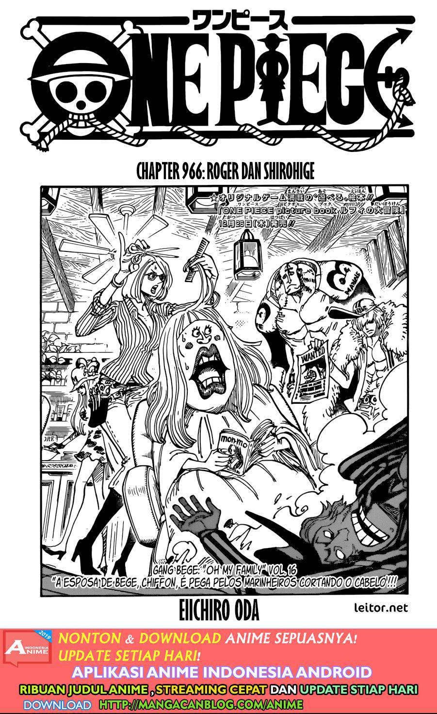 One Piece Chapter 966 Bahasa Indonesia