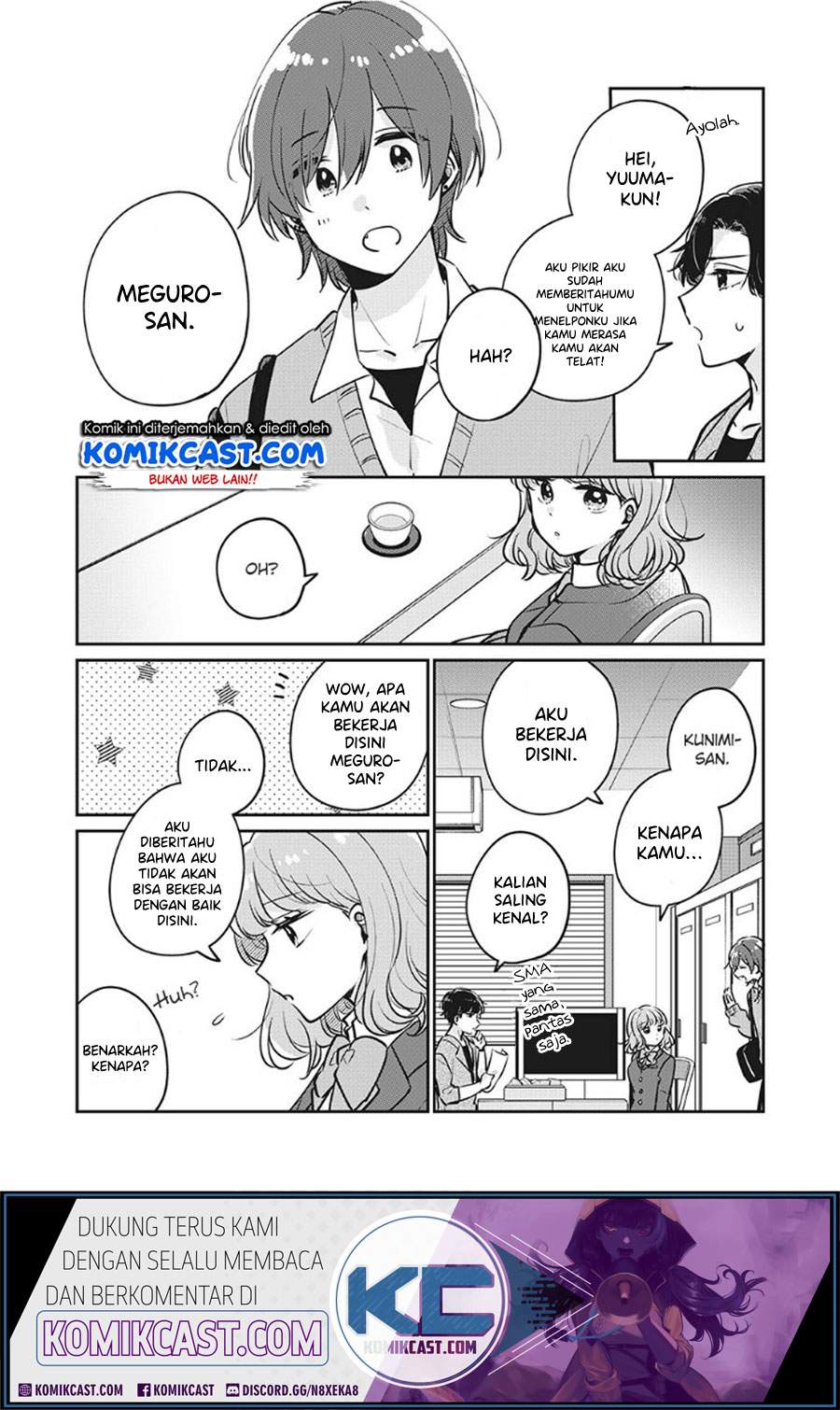 It’s Not Meguro-san’s First Time Chapter 32 Bahasa Indonesia