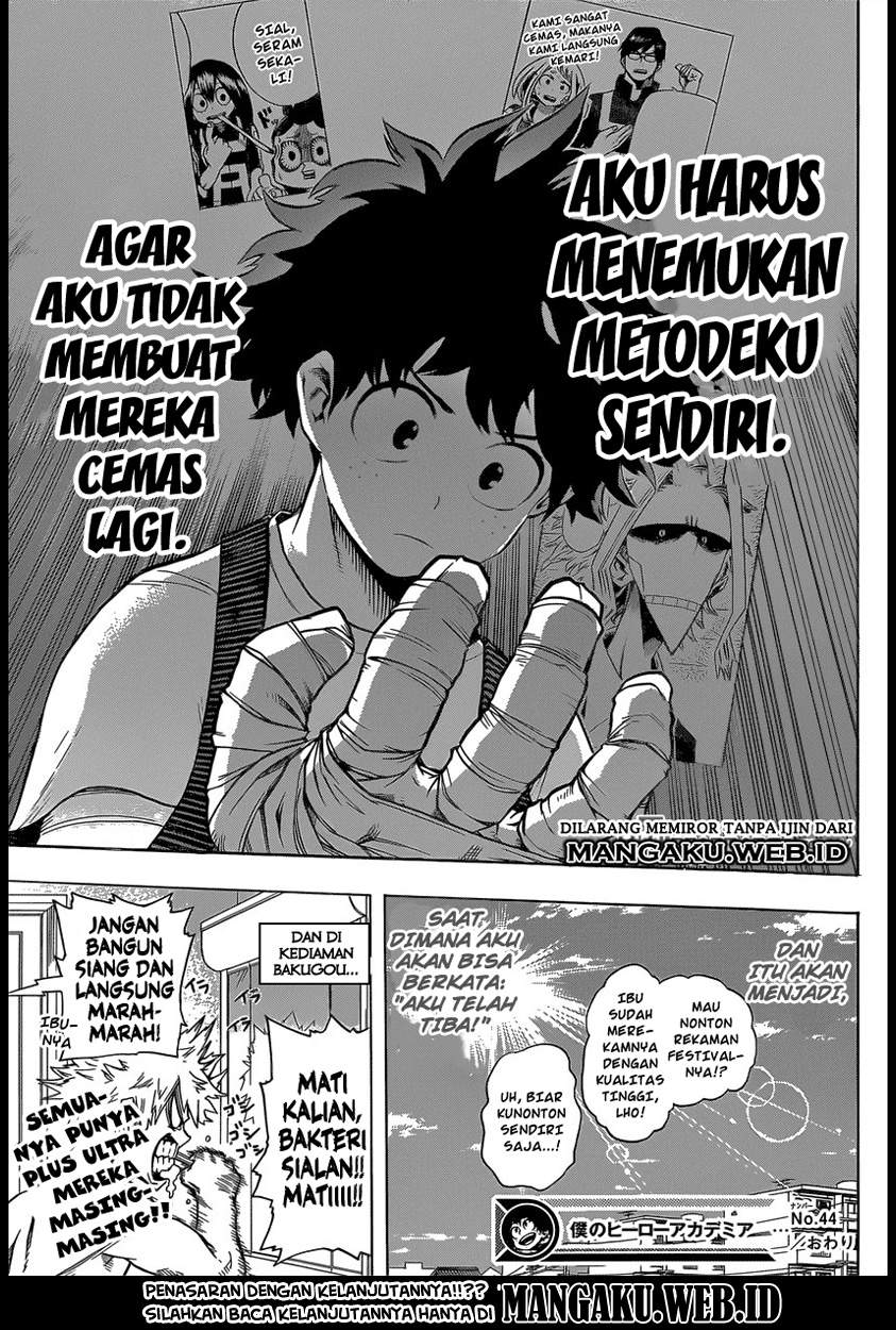 Boku no Hero Academia Chapter 44 Bahasa Indonesia
