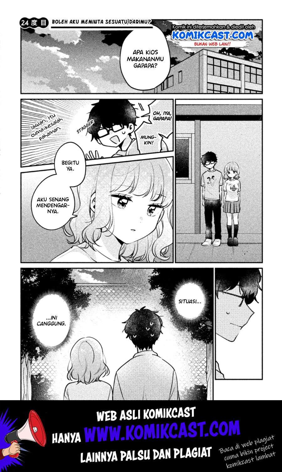 It’s Not Meguro-san’s First Time Chapter 24 Bahasa Indonesia