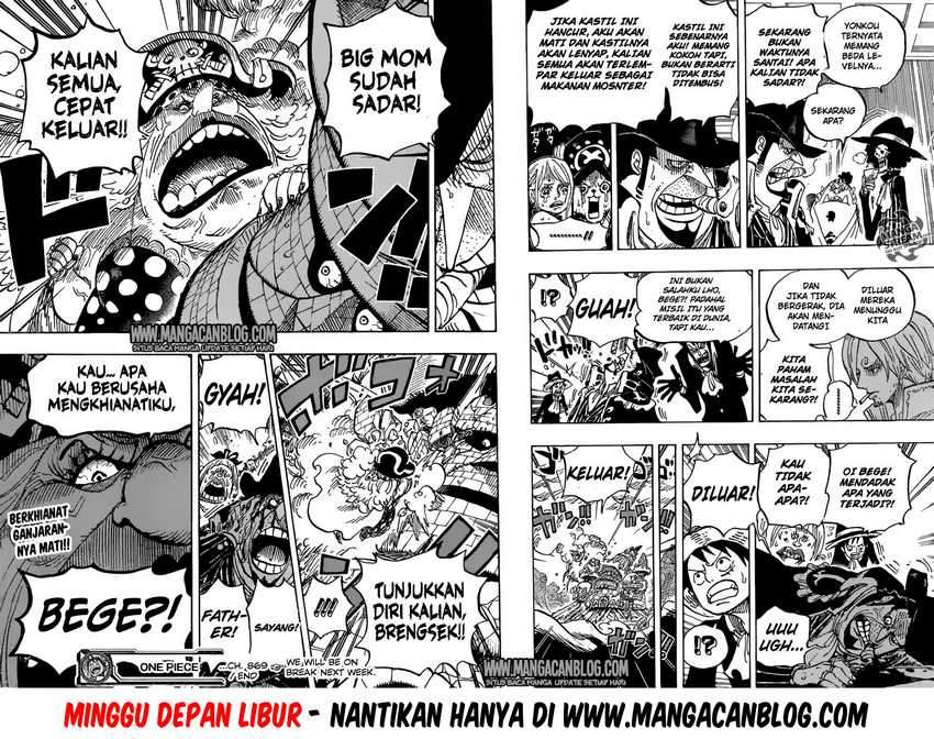 One Piece Chapter 869 Bahasa Indonesia