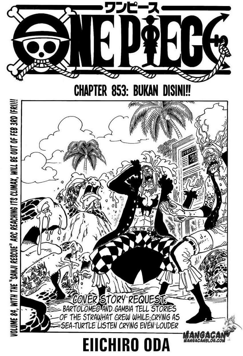 One Piece Chapter 853 Bahasa Indonesia