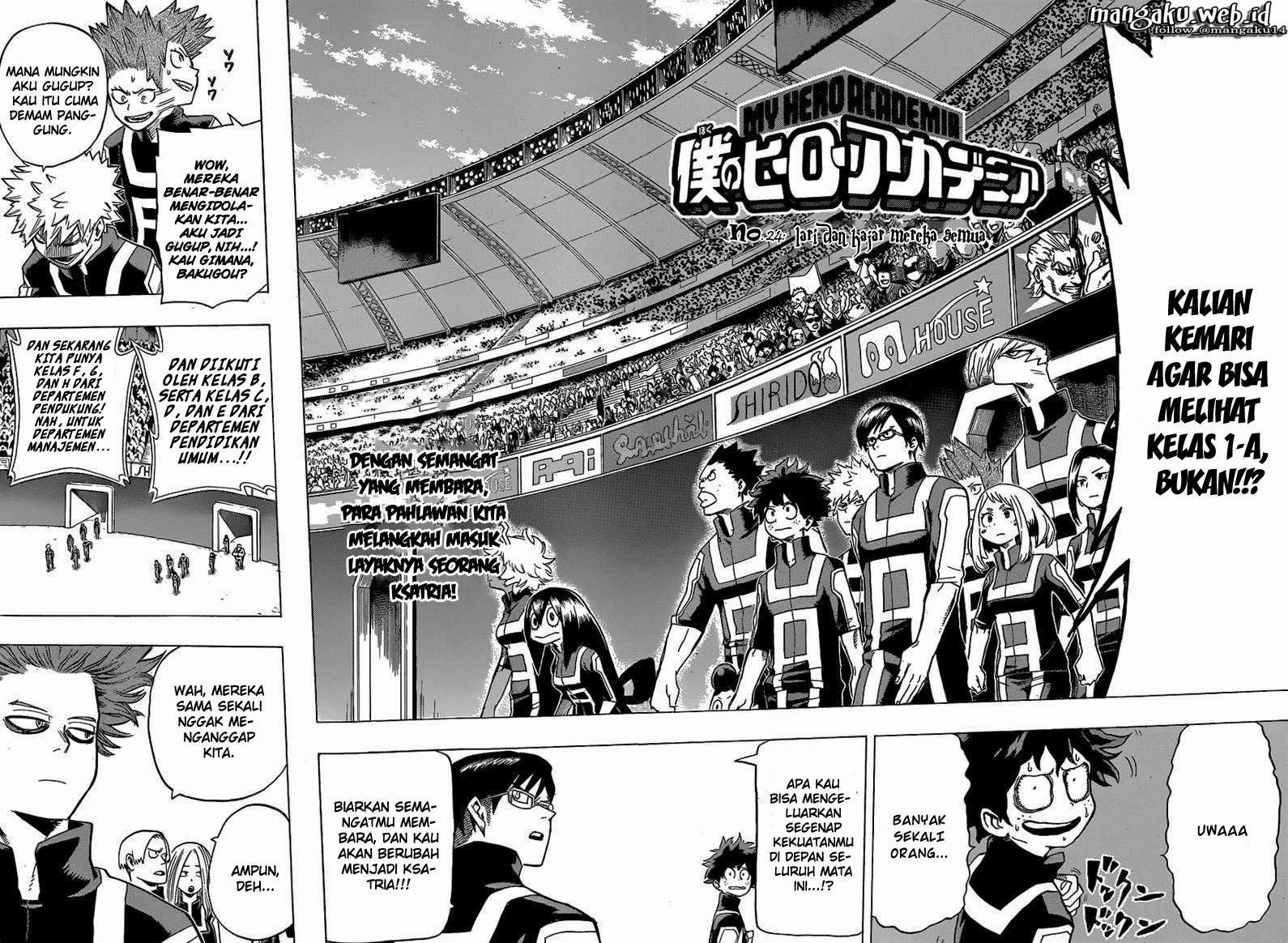 Boku no Hero Academia Chapter 24 Bahasa Indonesia