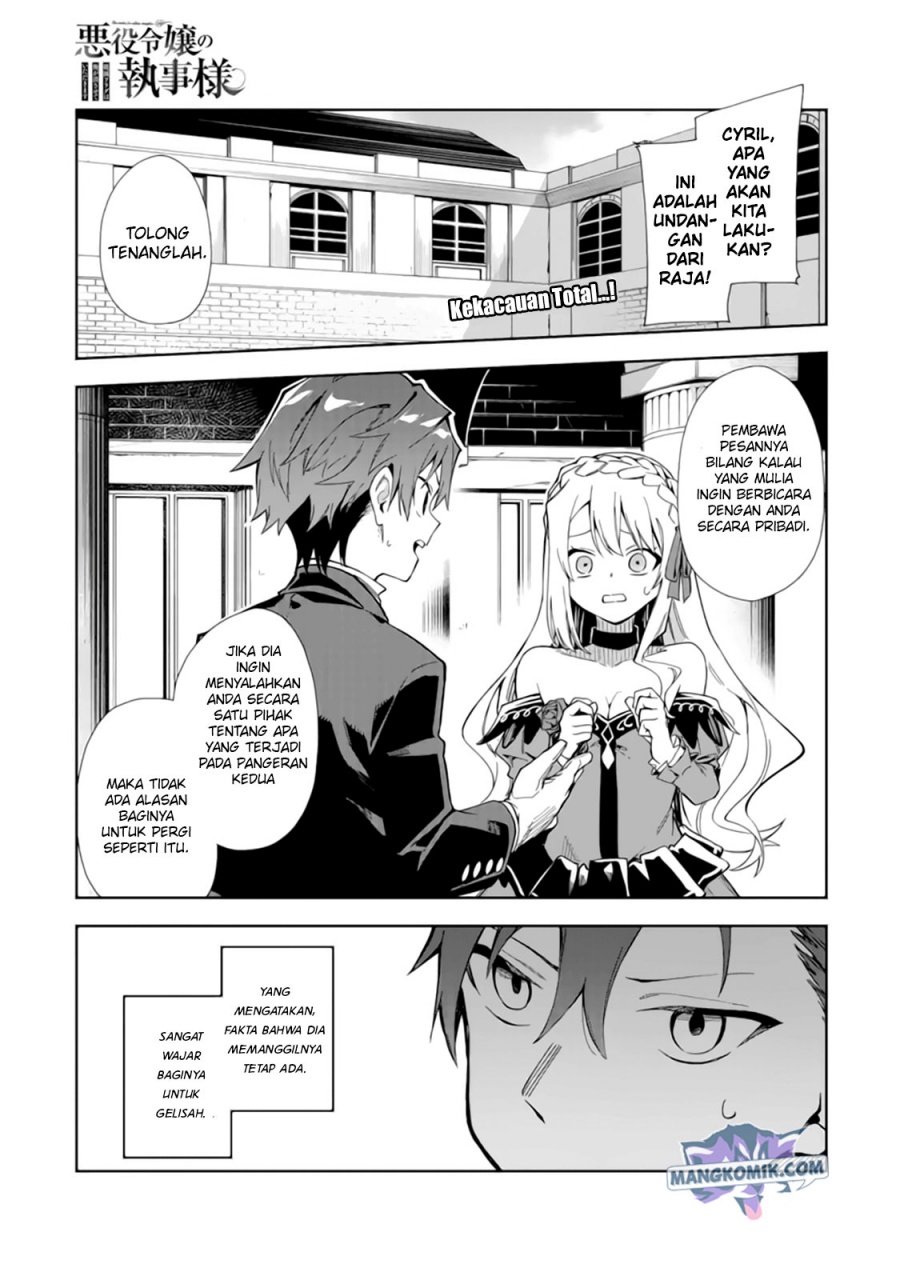 Akuyaku Reijou no Shitsuji-sama: Hametsu Flag wa Ore ga Tsubusasete Itadakimasu Chapter 15 Bahasa Indonesia