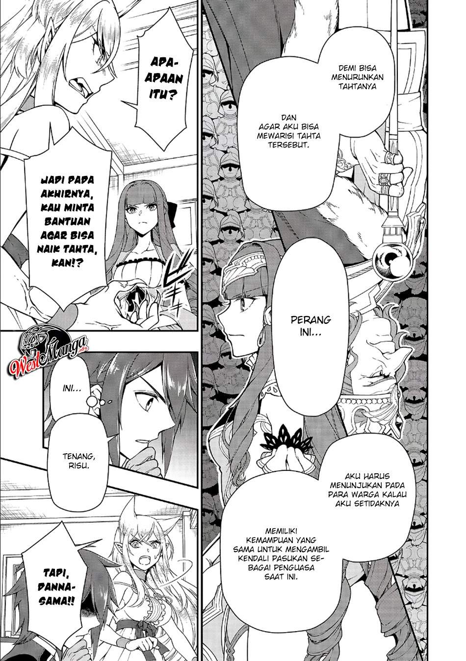 Lv2 kara Cheat datta Moto Yuusha Kouho no Mattari Isekai Life Chapter 18 Bahasa Indonesia