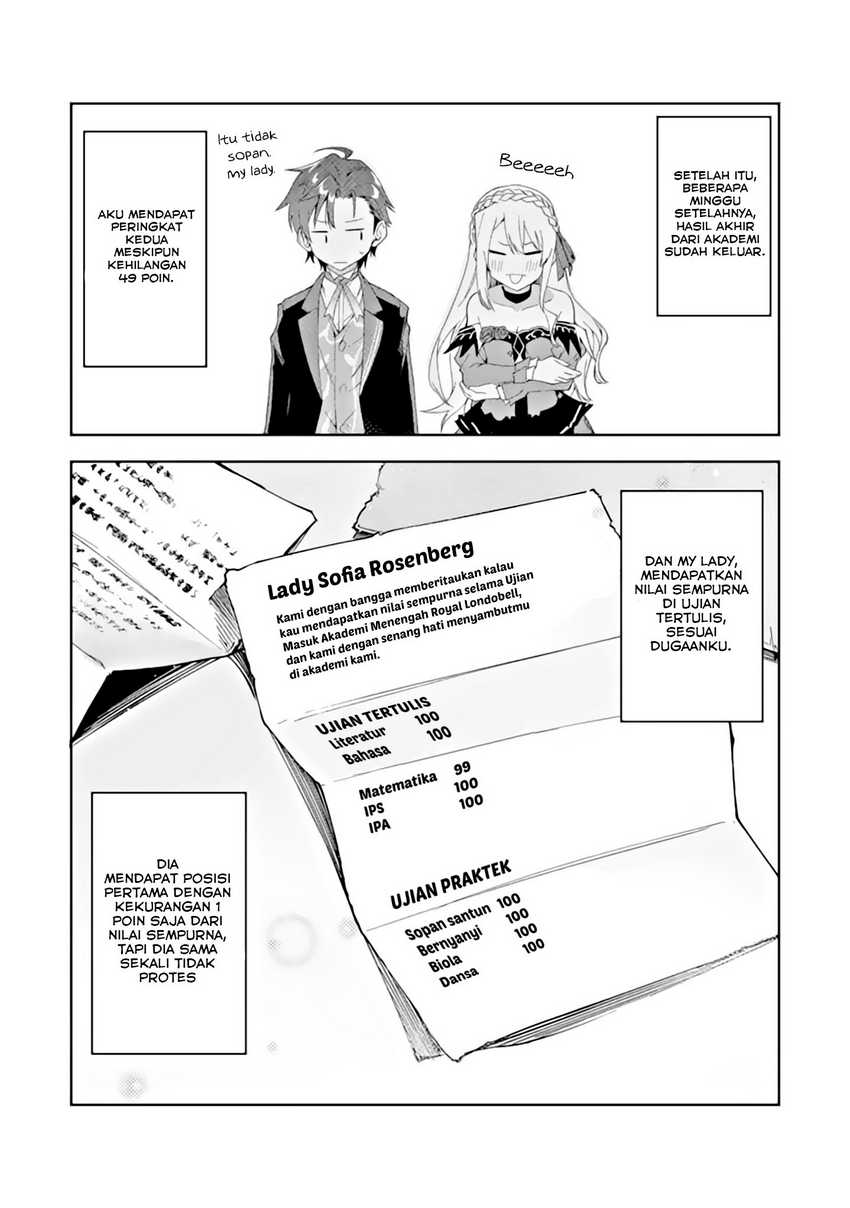 Akuyaku Reijou no Shitsuji-sama: Hametsu Flag wa Ore ga Tsubusasete Itadakimasu Chapter 3.2 Bahasa Indonesia