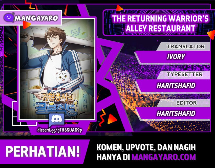 The Returning Warrior’s Alley Restaurant Chapter 29 Bahasa Indonesia