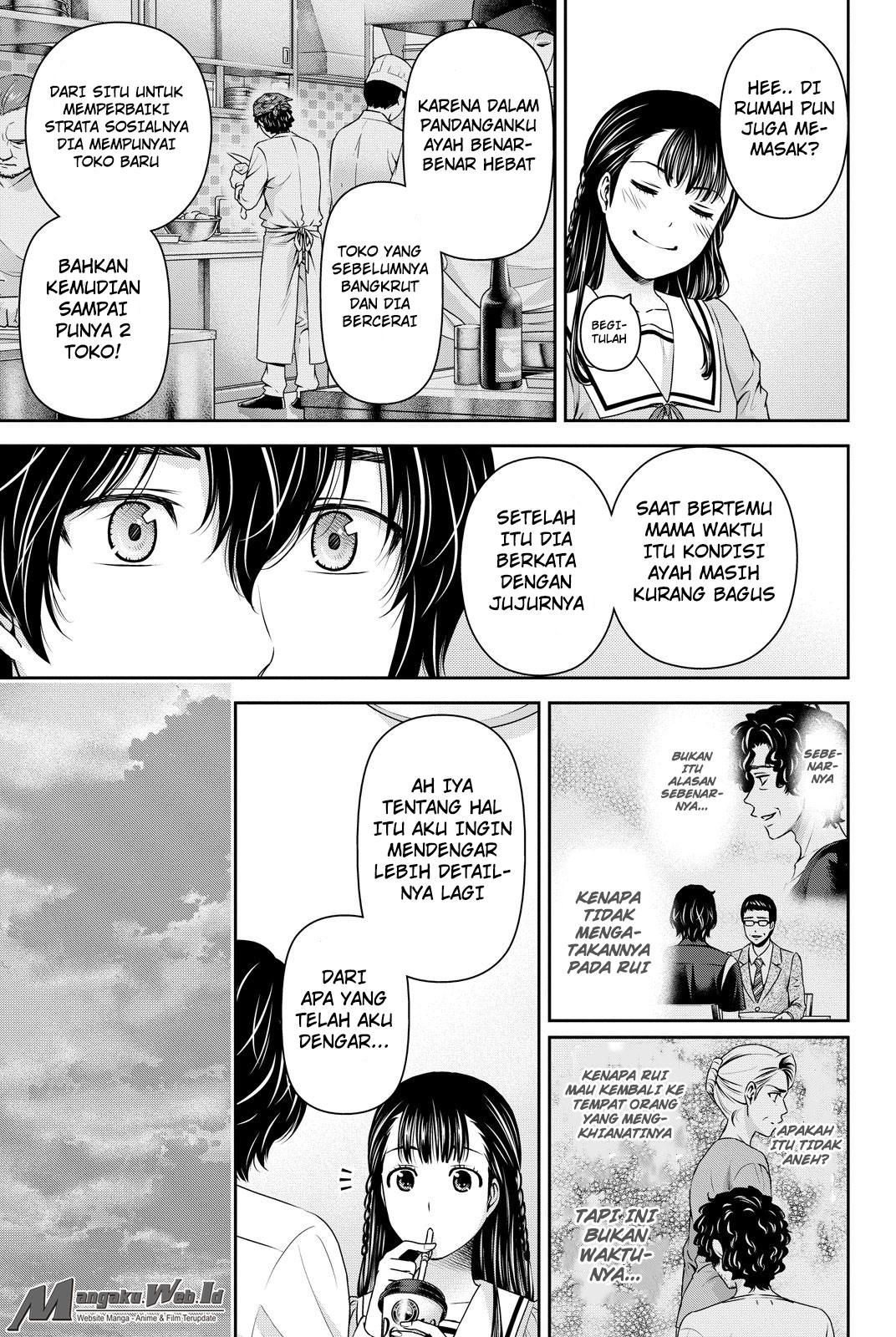 Domestic na Kanojo Chapter 89 Bahasa Indonesia