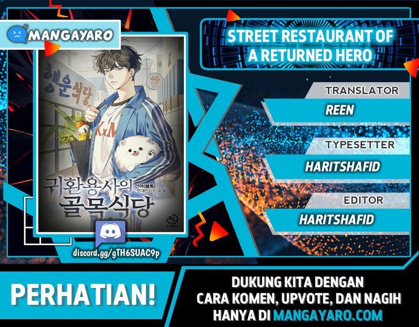 The Returning Warrior’s Alley Restaurant Chapter 08.1 Bahasa Indonesia