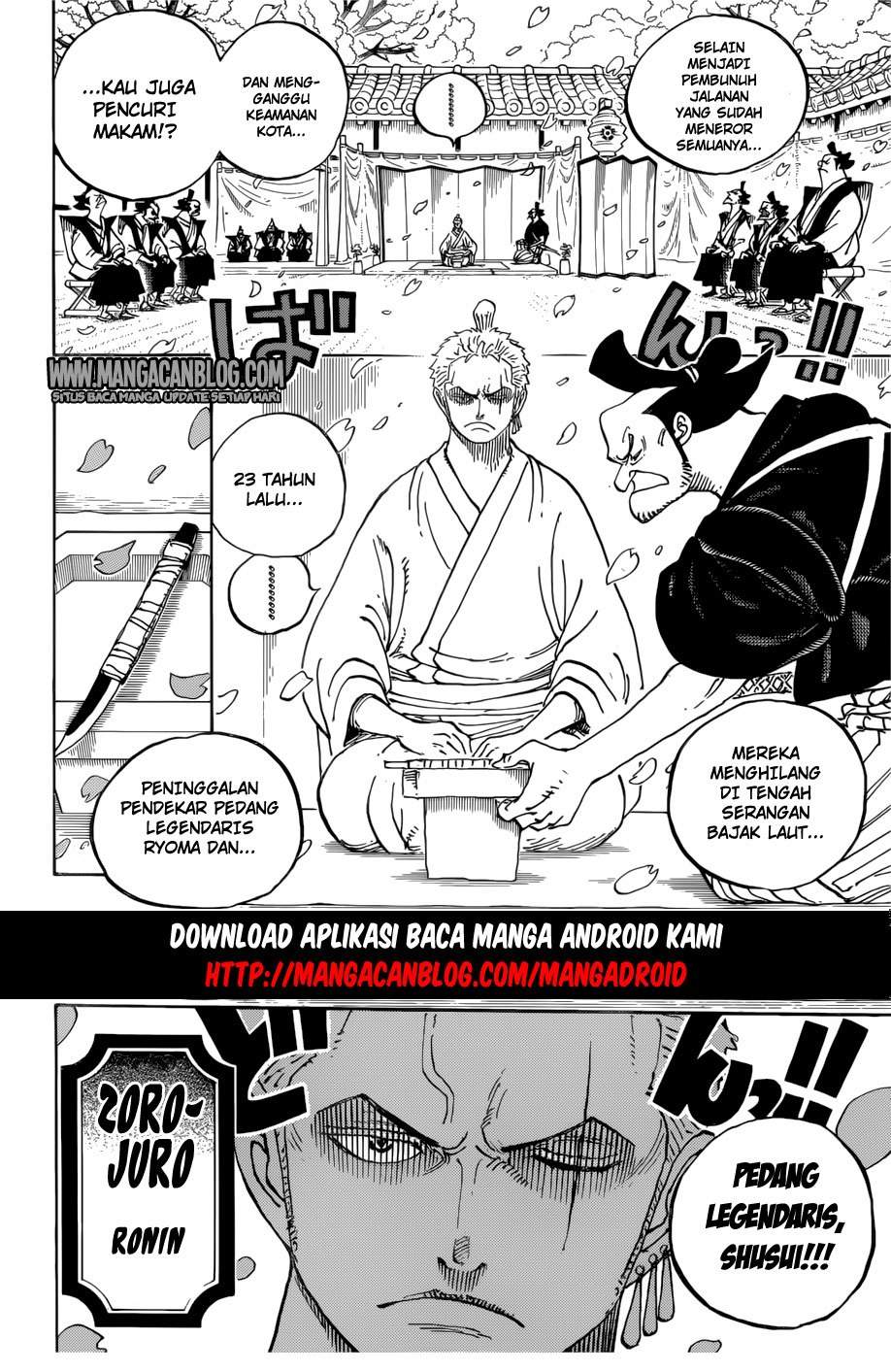 One Piece Chapter 909 Bahasa Indonesia
