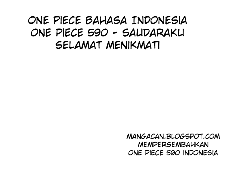 One Piece Chapter 590 Bahasa Indonesia