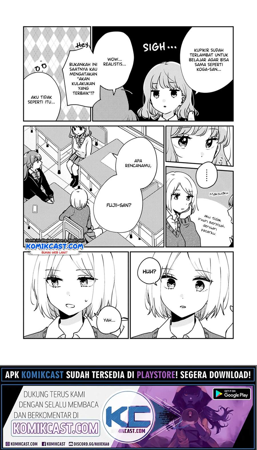 It’s Not Meguro-san’s First Time Chapter 40 Bahasa Indonesia