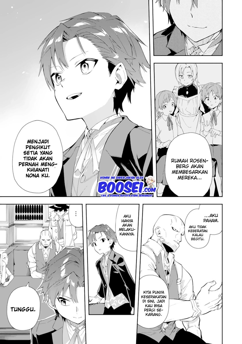 Akuyaku Reijou no Shitsuji-sama: Hametsu Flag wa Ore ga Tsubusasete Itadakimasu Chapter 05.1 Bahasa Indonesia