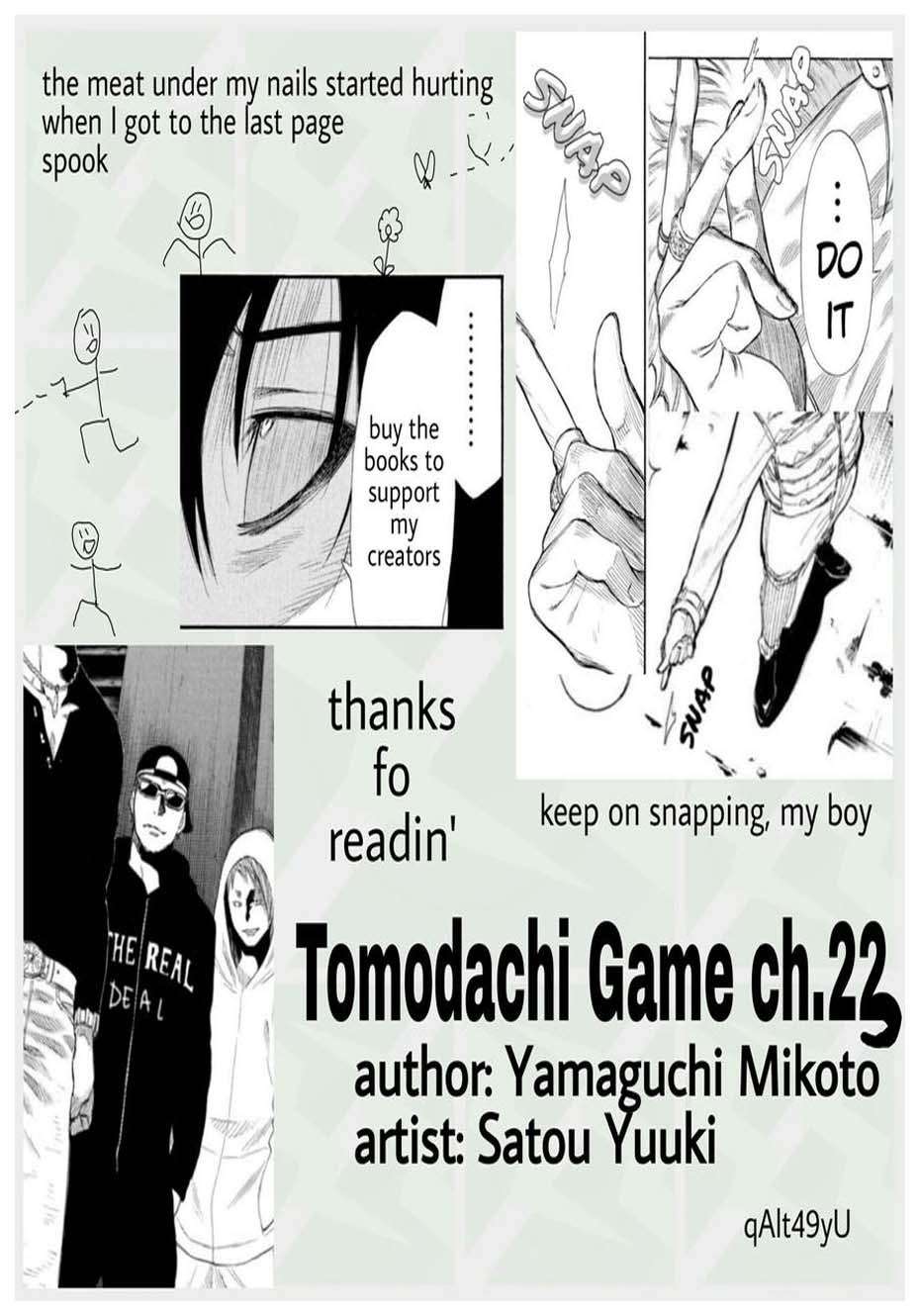 Tomodachi Game Chapter 23 Bahasa Indonesia