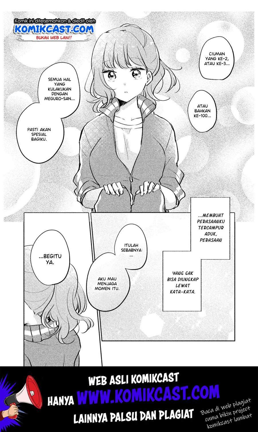 It’s Not Meguro-san’s First Time Chapter 11 Bahasa Indonesia