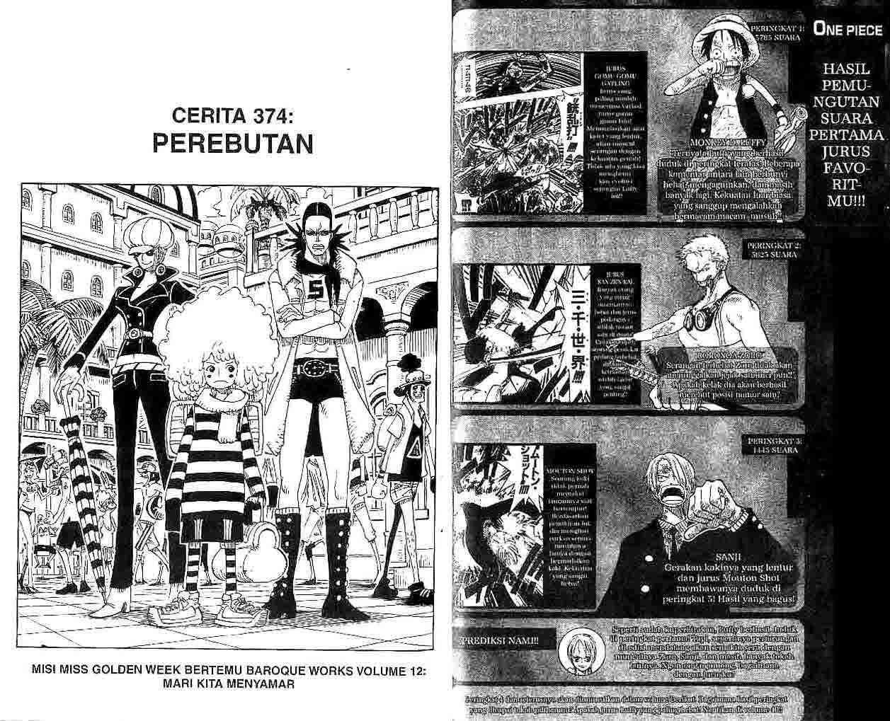 One Piece Chapter 374 Bahasa Indonesia